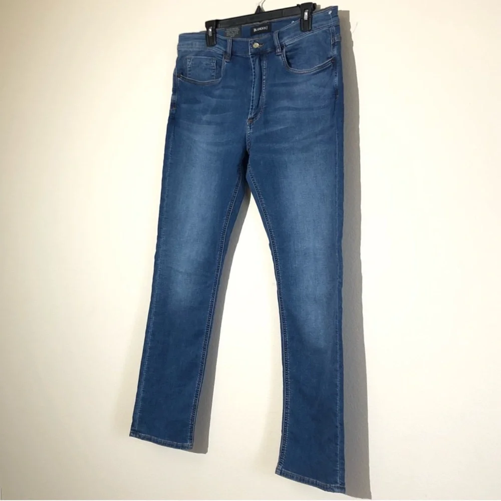 NWT Blank NYC Wooster Slim Fit Dark Blue Rinse Size 28x32 - Picture 3 of 10